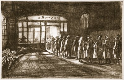 At a Base Station, Illustration from 