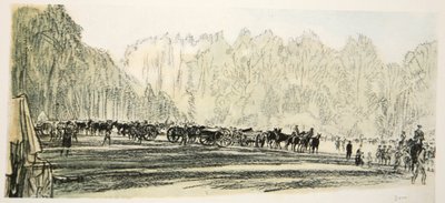 Field Artillery Sport: The Rival Gun Teams, Illustration from 