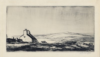 First Study for the Ballantrae Road by David Muirhead Bone