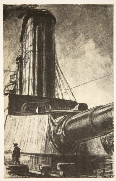 On a Battle-cruiser, illustration from 