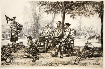 Out of the line, illustration from 