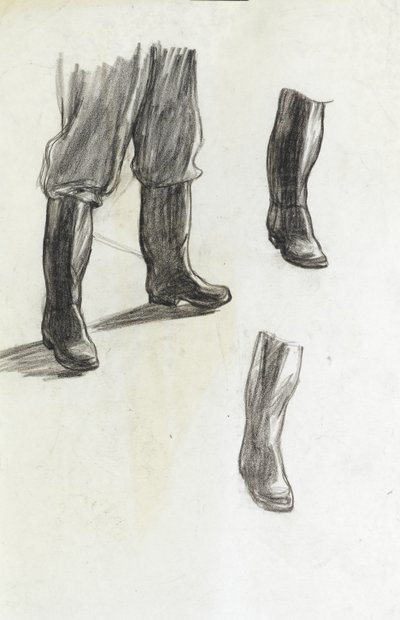 Study for Winter Mine-Laying off Iceland by David Muirhead Bone
