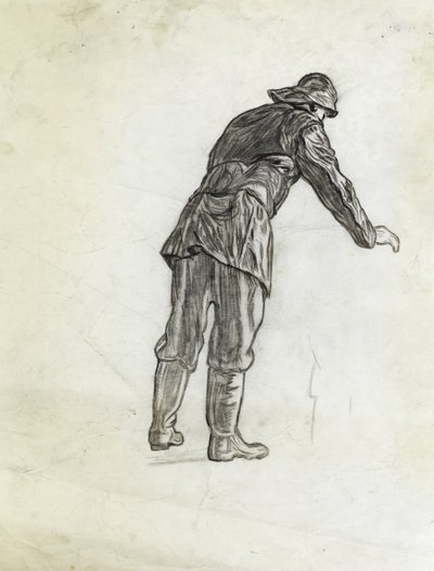 Study for Winter Mine-Laying off Iceland by David Muirhead Bone