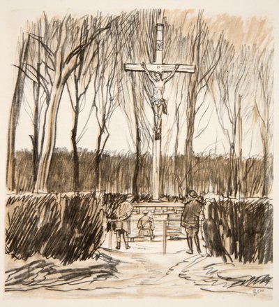The Memorial on the field of Agincourt by David Muirhead Bone