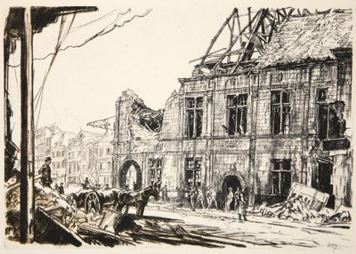 The Town Hall of Peronne, Illustration from 