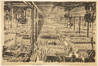 The hall of the million shells, illustration from 