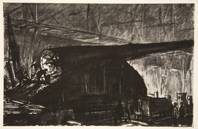 The Night Shift Working on a Big Gun, illustration from 