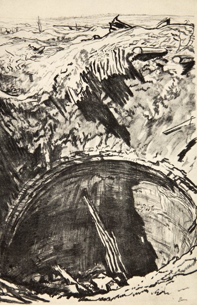 The Pit of Mouquet Farm, Illustration from 