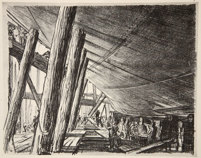 Underneath a Ship, Illustration from 