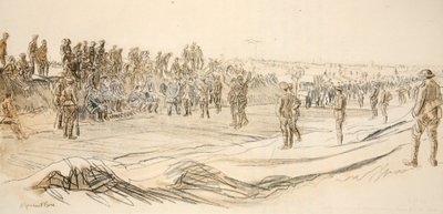 Watching German Prisoners, Illustration from 