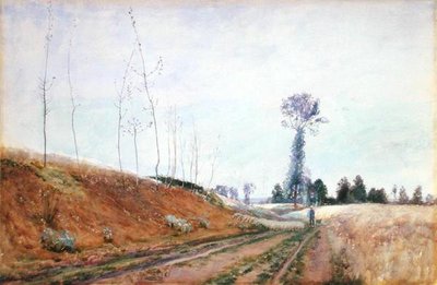 Roadside Pasture in Picardy by David Murray