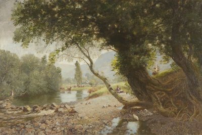 The Ivy, The Oak and The Bonnie Birken Tree, Bettws-y-Coed by David Murray