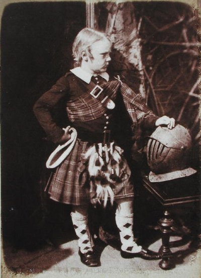 Young Scot Lad in Kilt by David Octavius and Adamson Robert Hill