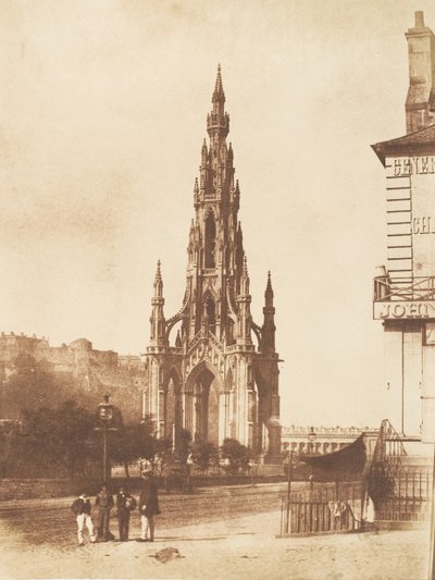 Edinburgh. The Scott Monument, 1843-47 by Hill and Adamson
