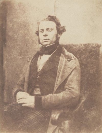 Man, 1843-47 by Hill and Adamson