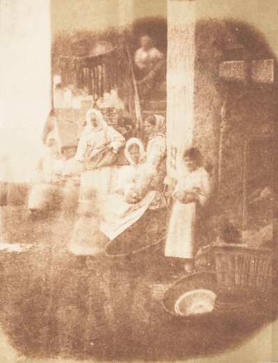 Newhaven Fishwives by Hill and Adamson