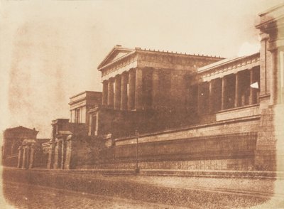 Old Royal High School, Calton Hill, Edinburgh, 1843-47 by Hill and Adamson