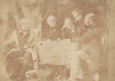 Sir David Brewster, Earle Monteith, Dr. Welsh & Two Others by Hill and Adamson