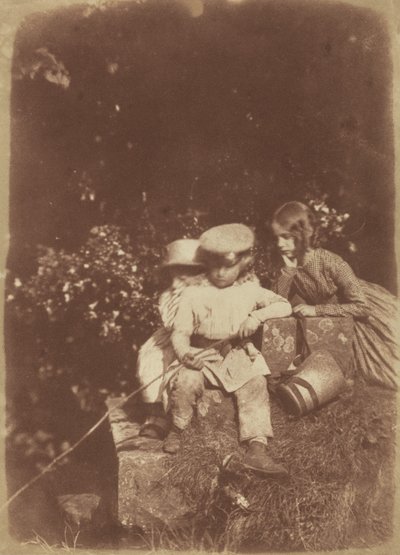 At the Minnow Pool by David Octavius Hill, Robert Adamson