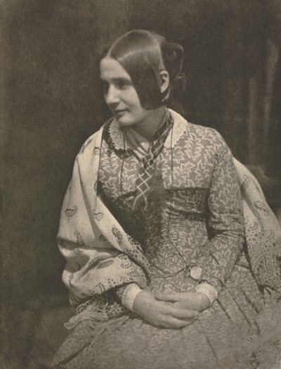 Camera Work: Lady in Flowered Dress by David Octavius Hill