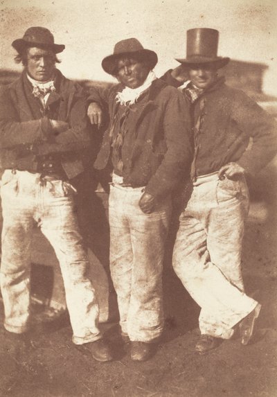 Alexander Rutherford, William Ramsay and John Linton by David Octavius Hill and Robert Adamson