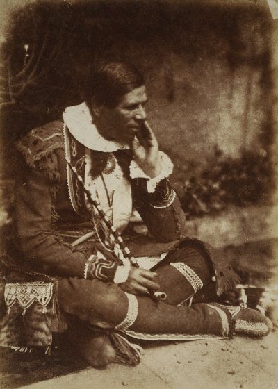 Rev. Peter Jones or Kahkewaquonaby, 1802 - 1856. Indian Chief and Missionary in Canada by David Octavius Hill and Robert Adamson