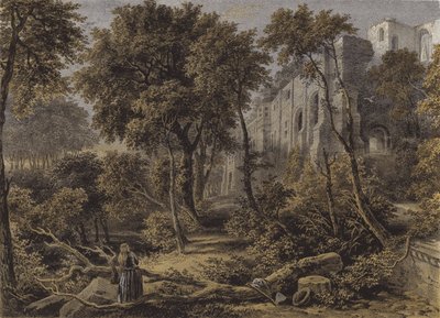 Dunfermline Abbey by David Octavius Hill and Robert Adamson