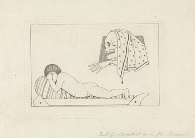 Allegorical Warning Against Onanism by David Pièrre Giottino Humbert de Superville