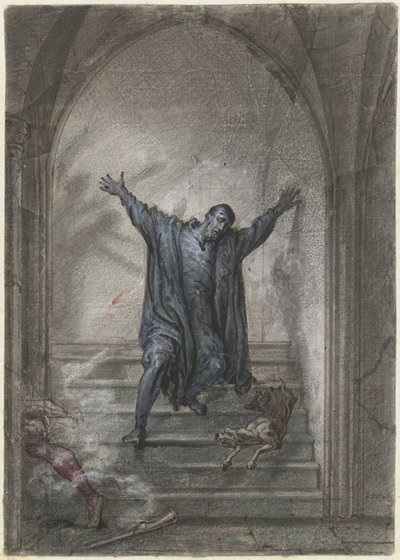 The Murder of William of Orange by David Pièrre Giottino Humbert de Superville