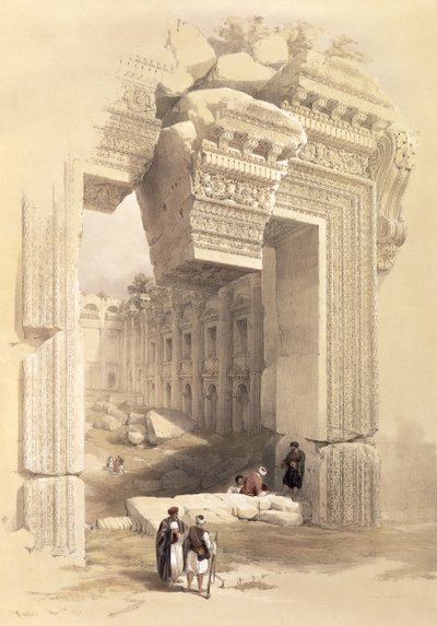 Baalbec, May 7th 1839, Plate 81 from Volume II of 