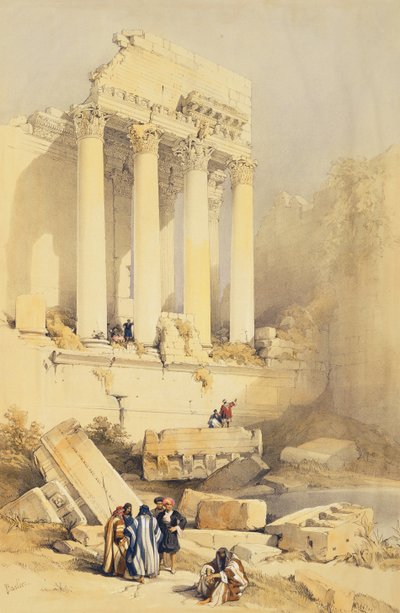 Baalbec, plate 79 from Volume II of 