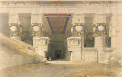 Facade of the Temple of Hathor, Dendarah, from 