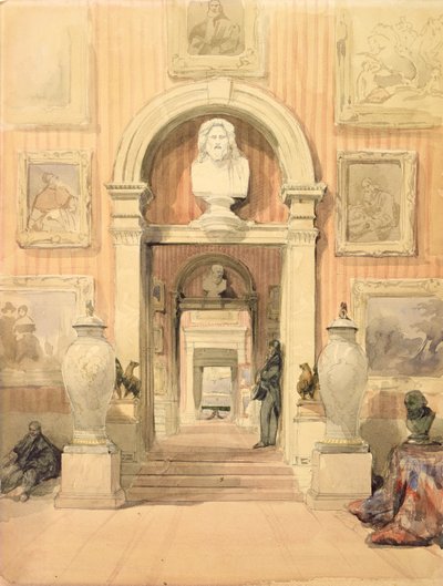 Interior of Thirlestaine House, Cheltenham by David Roberts