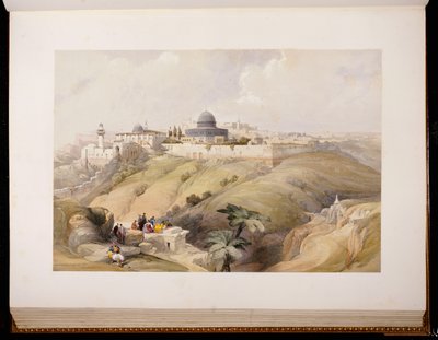 Jerusalem, April 9th 1839, engraved by Louis Haghe, 1843 by David Roberts