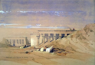 Lateral View of the Temple Called Typhonaeum at Dendera, Egypt, 19th Century by David Roberts