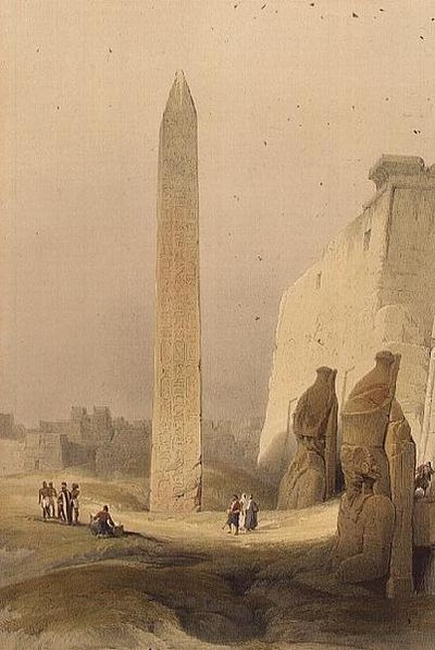 Obelisk at Luxor, from 