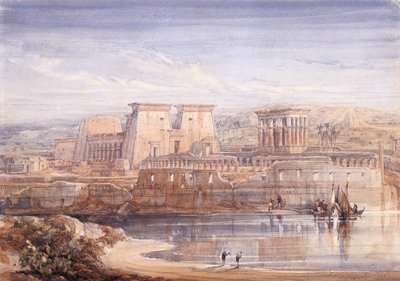 Philae: A View Of The Temples From The South by David Roberts