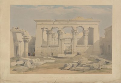 Portico of the Temple of Kalabsha, Nubia by David Roberts