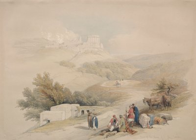 Ruins of the Church of St. John Sabaste by David Roberts