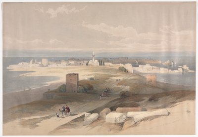 Sur or Tsor, Ancient Tyre from the Isthmus by David Roberts
