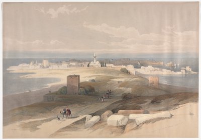Sur or Tsor, Ancient Tyre from the Isthmus by David Roberts
