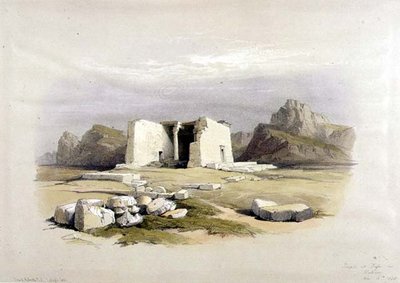 Temple at Taffah in Nubia, from 