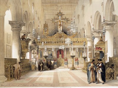 The Chapel of Saint Catherine at Mount Sinai Monastery by David Roberts