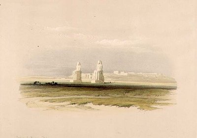 The Colossi of Memnon, from 