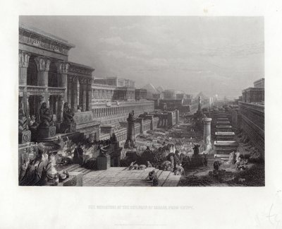 The Departure of the Children of Israel from Egypt by David Roberts