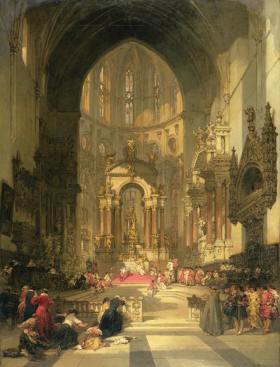 The High Altar of the Church of SS. Giovanni e Paolo, Venice by David Roberts