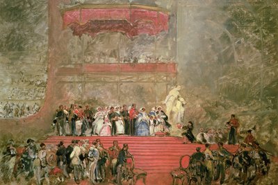 The Opening of Crystal Palace for the Great Exhibition, 1851 by David Roberts