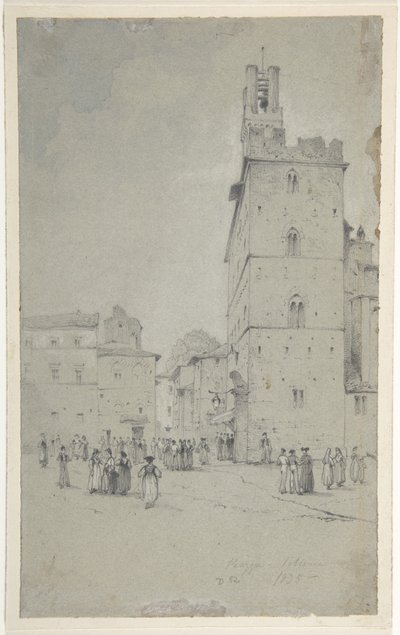 The Palazzo dei Priori, Volterra by David Roberts
