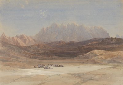 The Plain of El Raheh, Mount Sinai by David Roberts