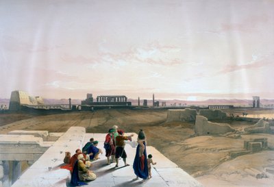 The Ruins of Karnak from the West, 19th Century by David Roberts